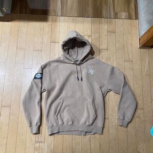 Rawgear Men's Tan and Cream Hoodie
